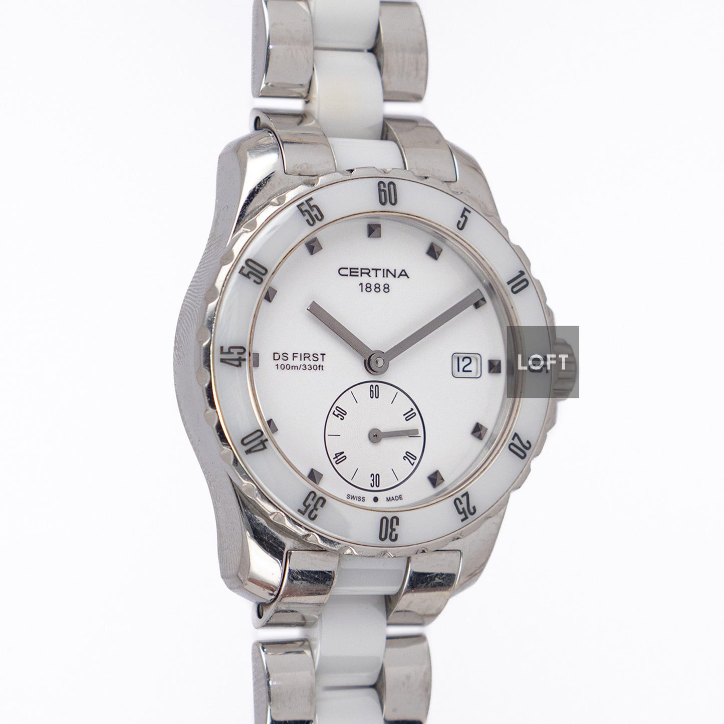 Certina DS First Lady Ceramic White Bracelet 34.8mm
