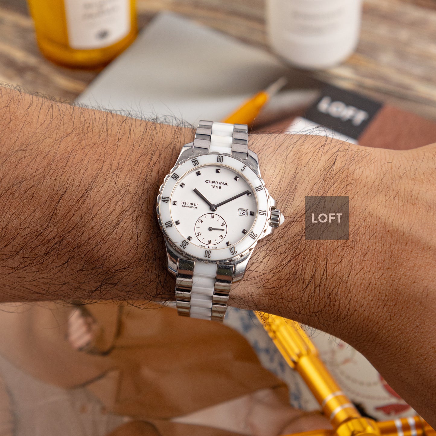 Certina DS First Lady Ceramic White Bracelet 34.8mm