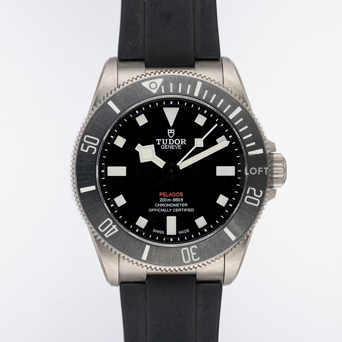 Tudor Pelagos 39 Titanium Black Rubber Strap 39mm