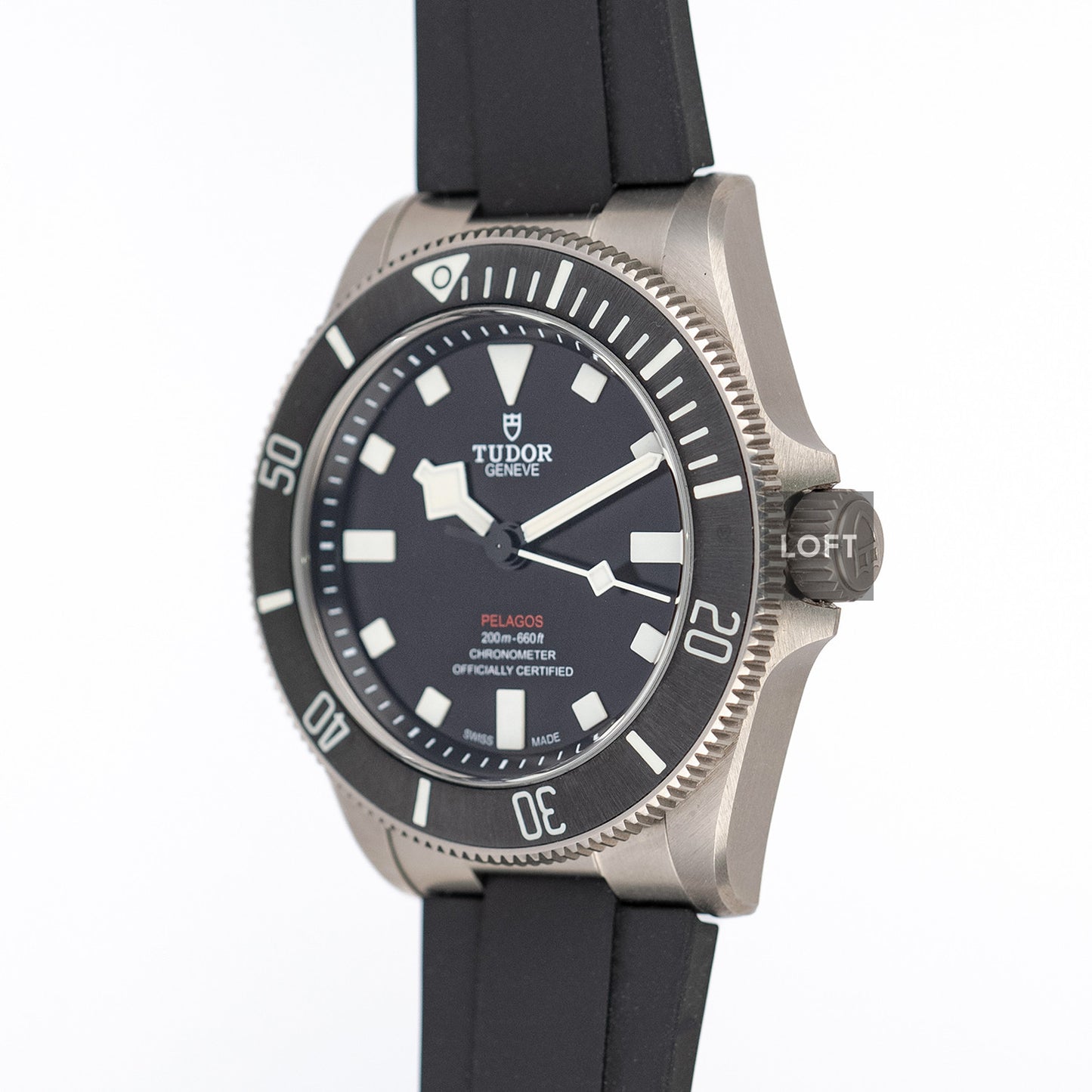 Tudor Pelagos 39 Titanium Black Rubber Strap 39mm