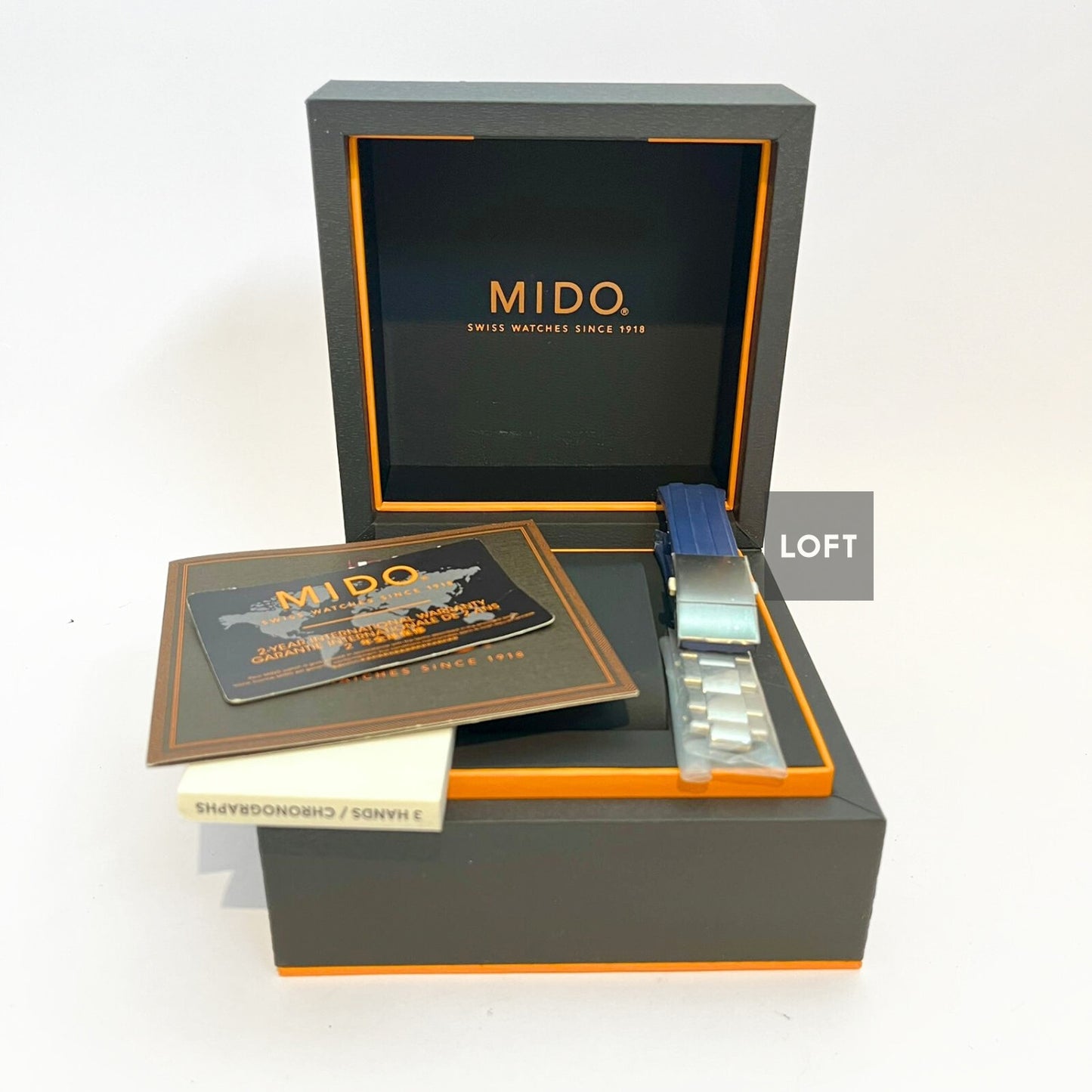 Mido Ocean Star 600 Chronometer Blue Dial 43.5mm