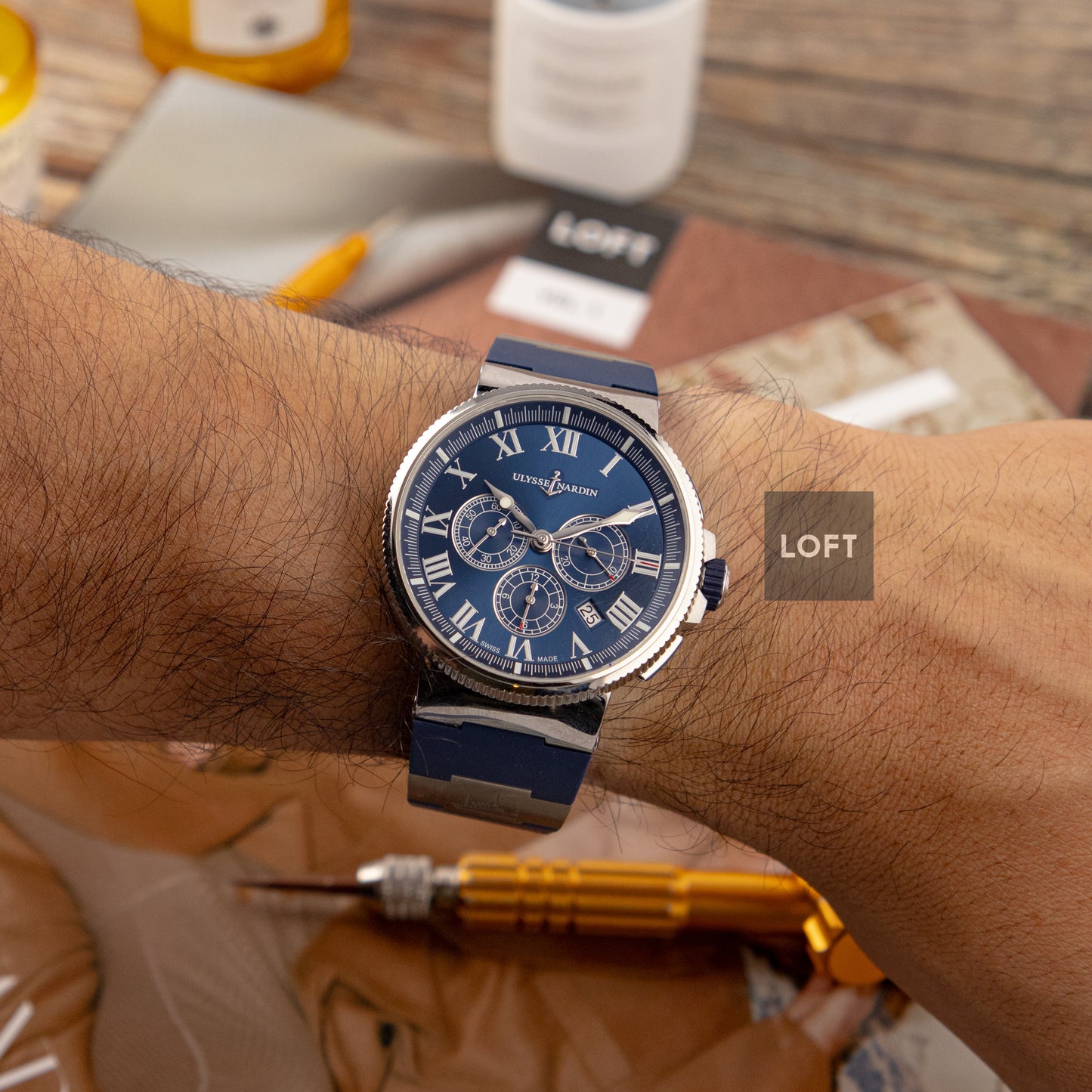 Ulysse Nardin Marine Chronograph Manufacture LE 43mm