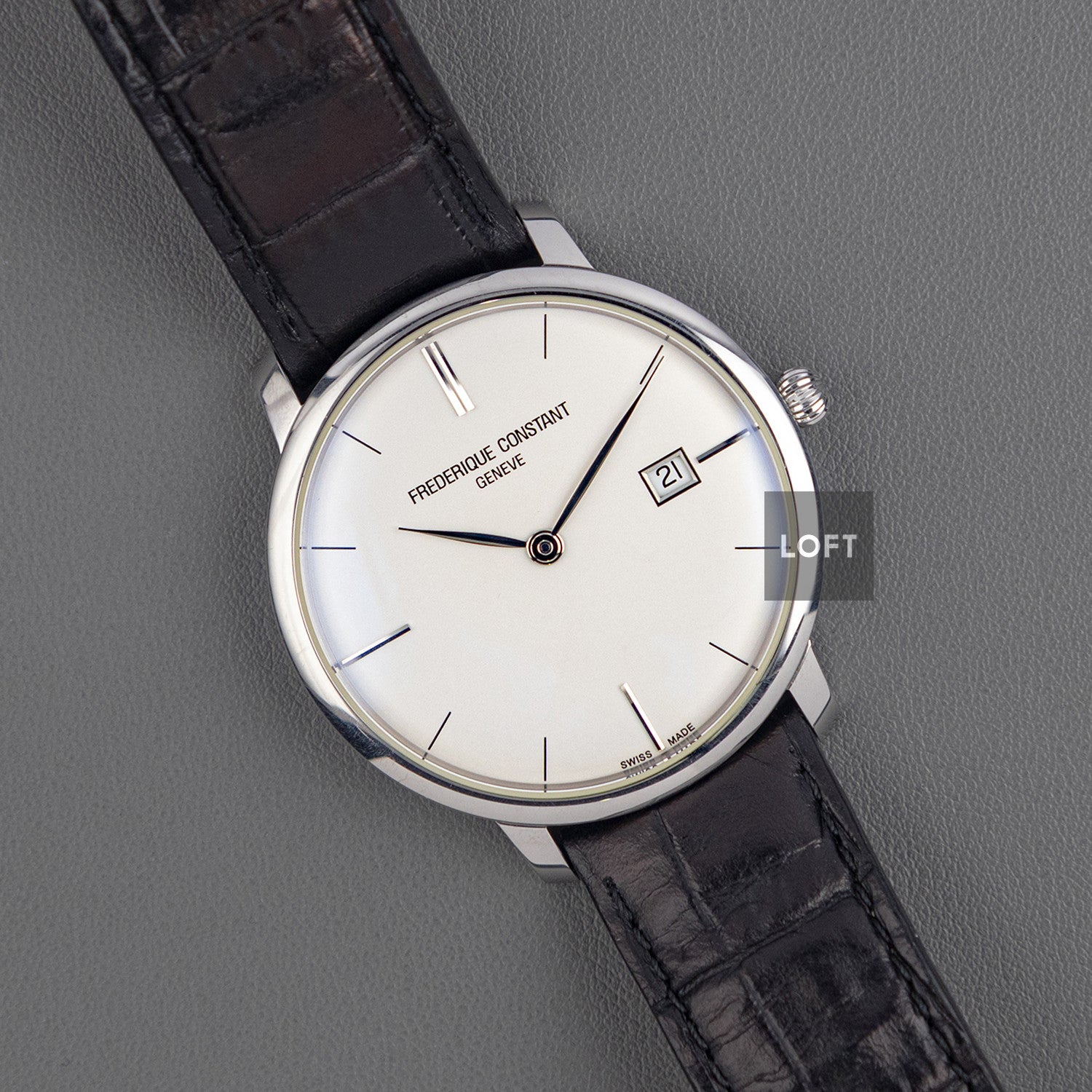 Frederique Constant Slimline Automatic Silver Dial 40mm