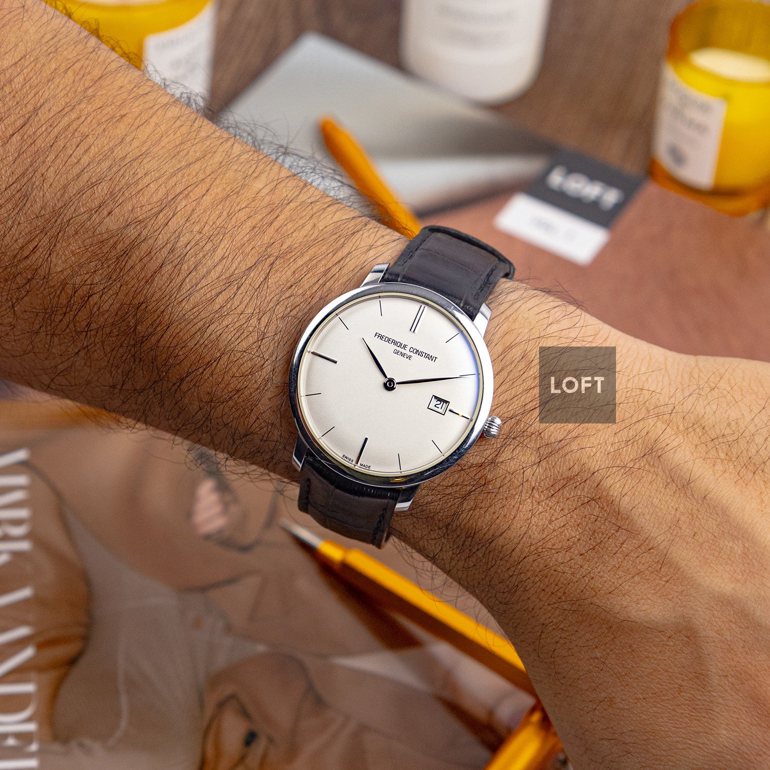 Frederique Constant Slimline Automatic Silver Dial 40mm