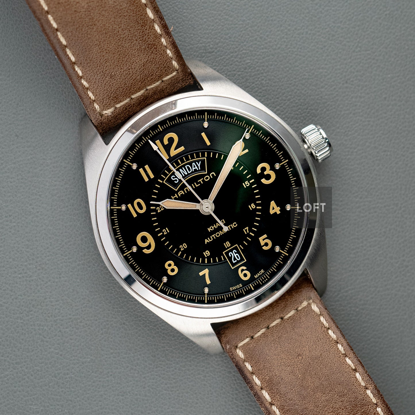 Hamilton Khaki Aviation Pilot Day Date Auto 42mm