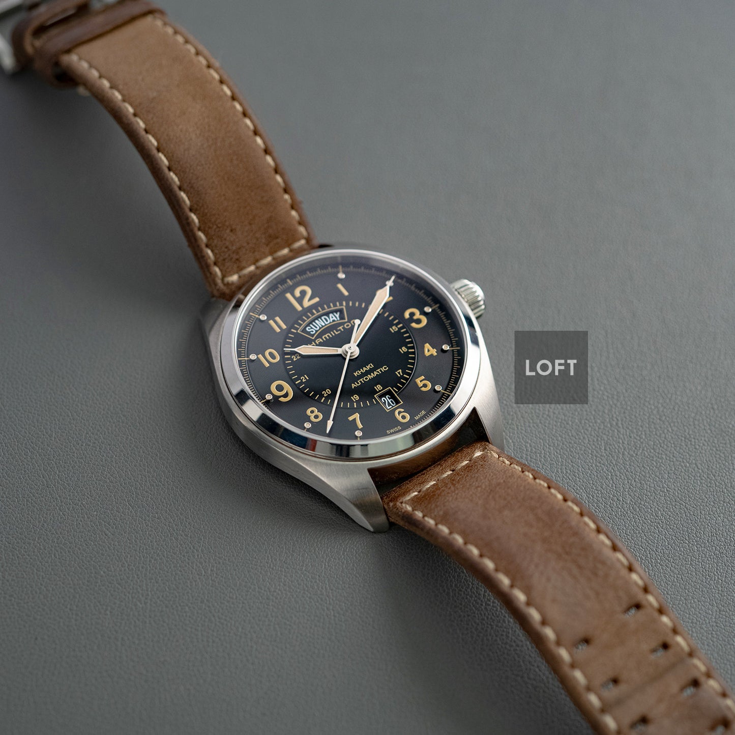 Hamilton Khaki Aviation Pilot Day Date Auto 42mm