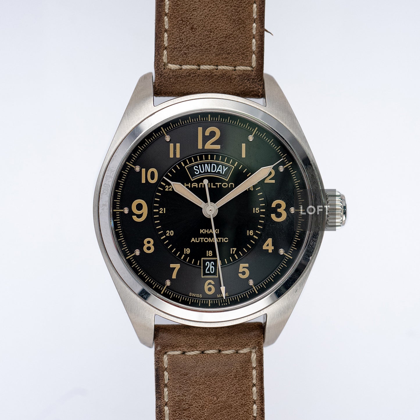 Hamilton Khaki Aviation Pilot Day Date Auto 42mm