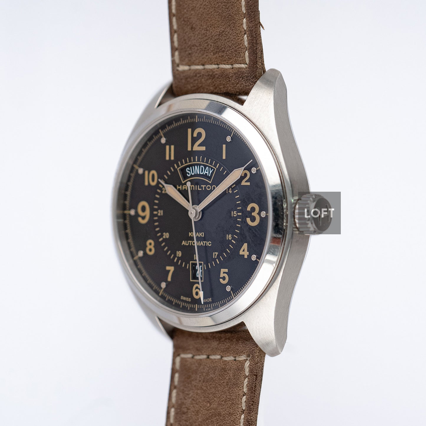 Hamilton Khaki Aviation Pilot Day Date Auto 42mm