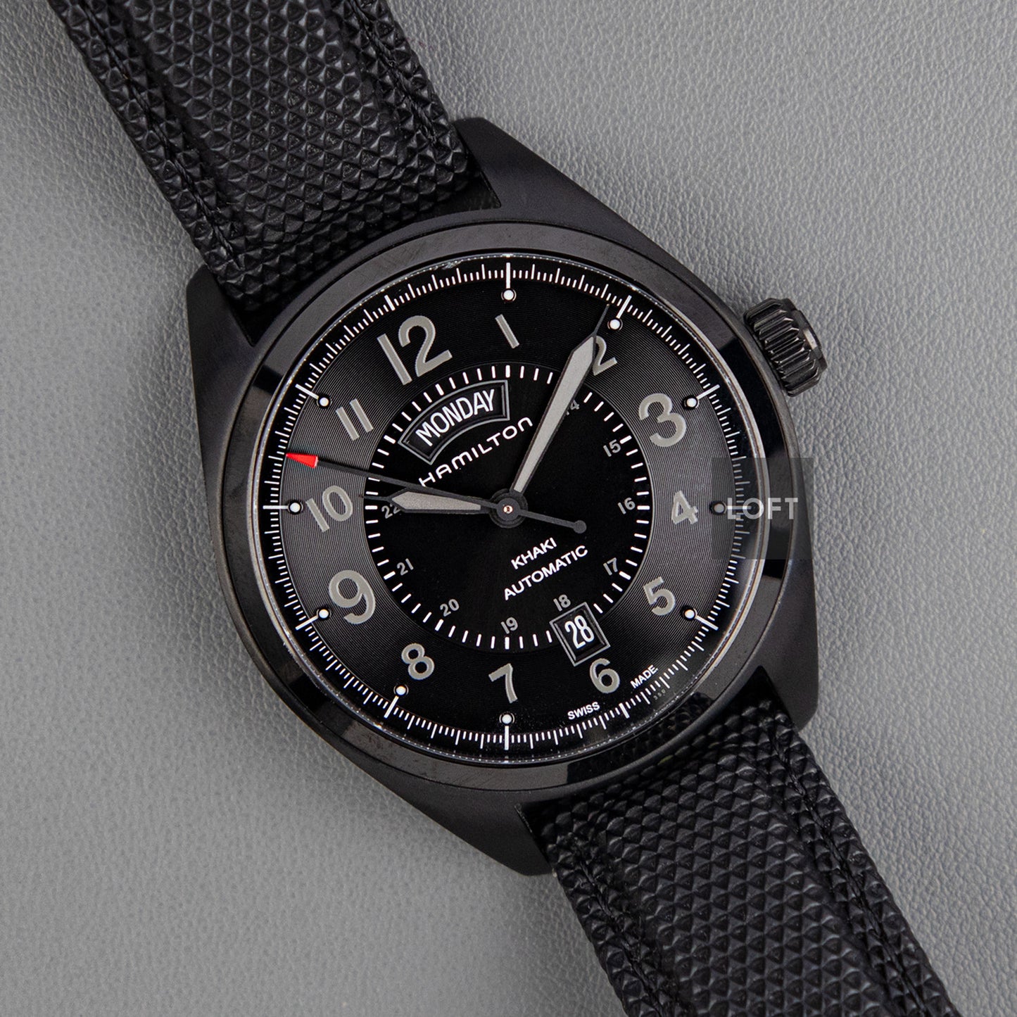 Hamilton Khaki Field Automatic Day Date PVD 42mm