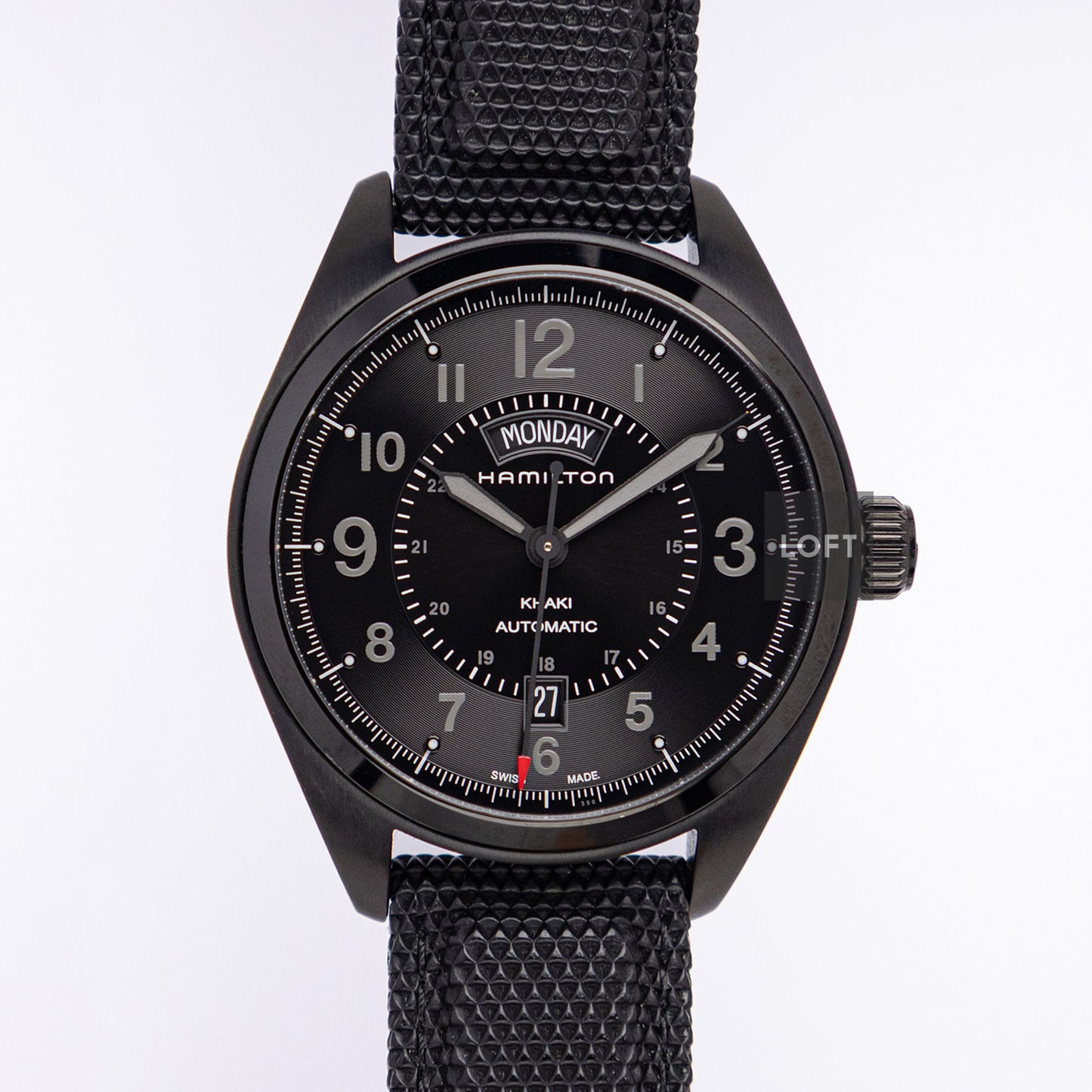 Hamilton Khaki Field Automatic Day Date PVD 42mm