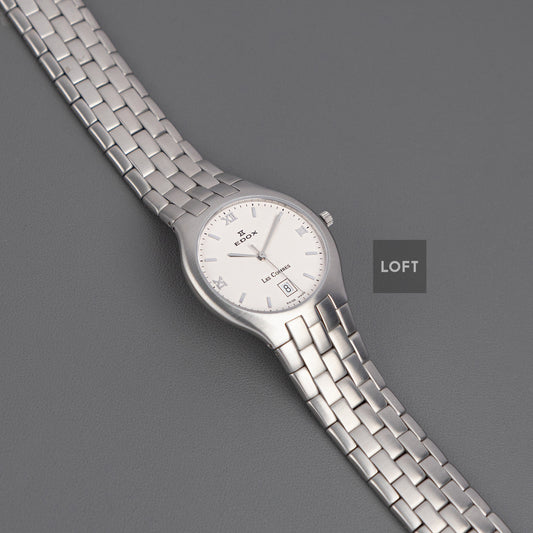 Edox Les Combes 61150 Quartz Silver Dial 34mm