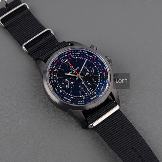 Breitling Transocean Unitime Pilot World Time Chronograph 46mm
