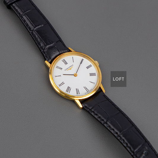 Longines 3609 Manual Wind White Dial Vintage 33mm
