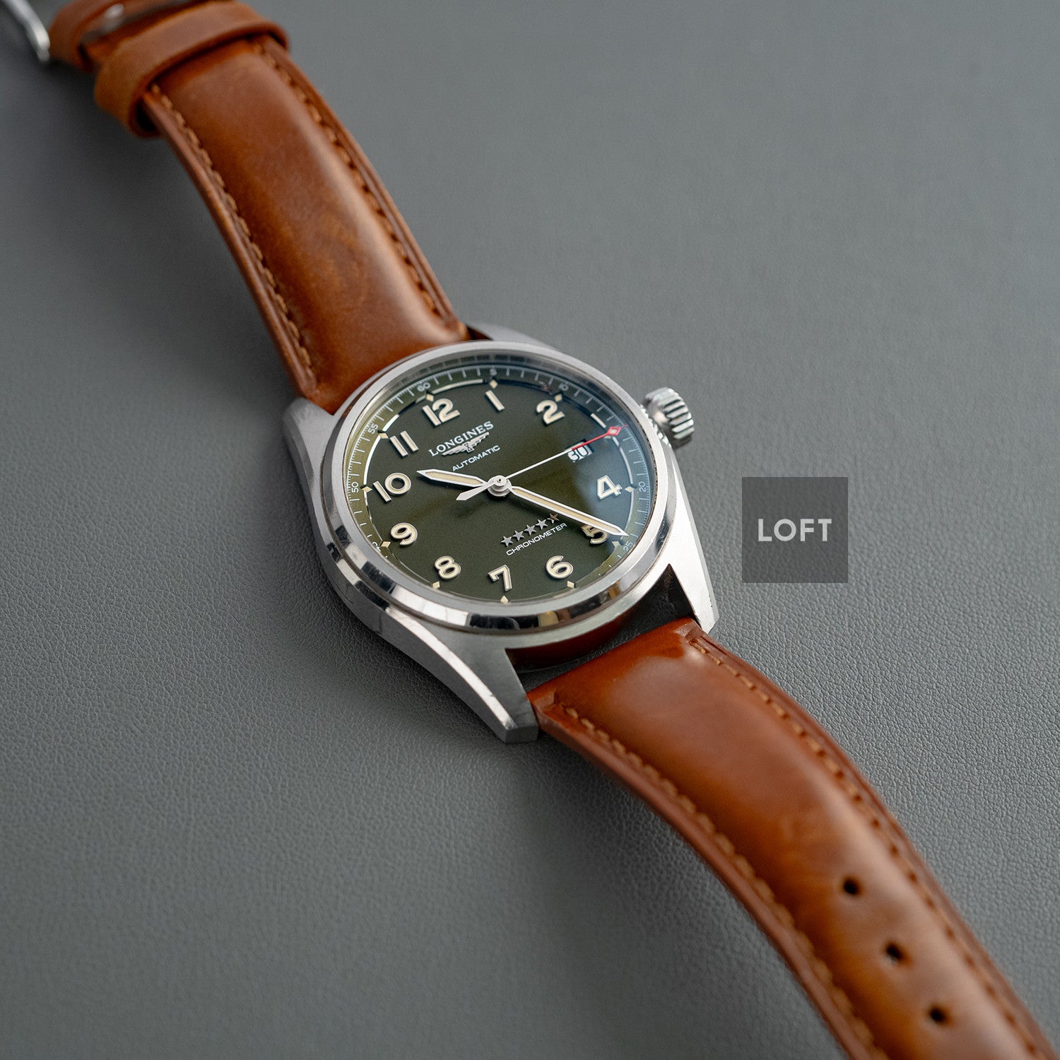 Longines Spirit Automatic Green Dial 40mm
