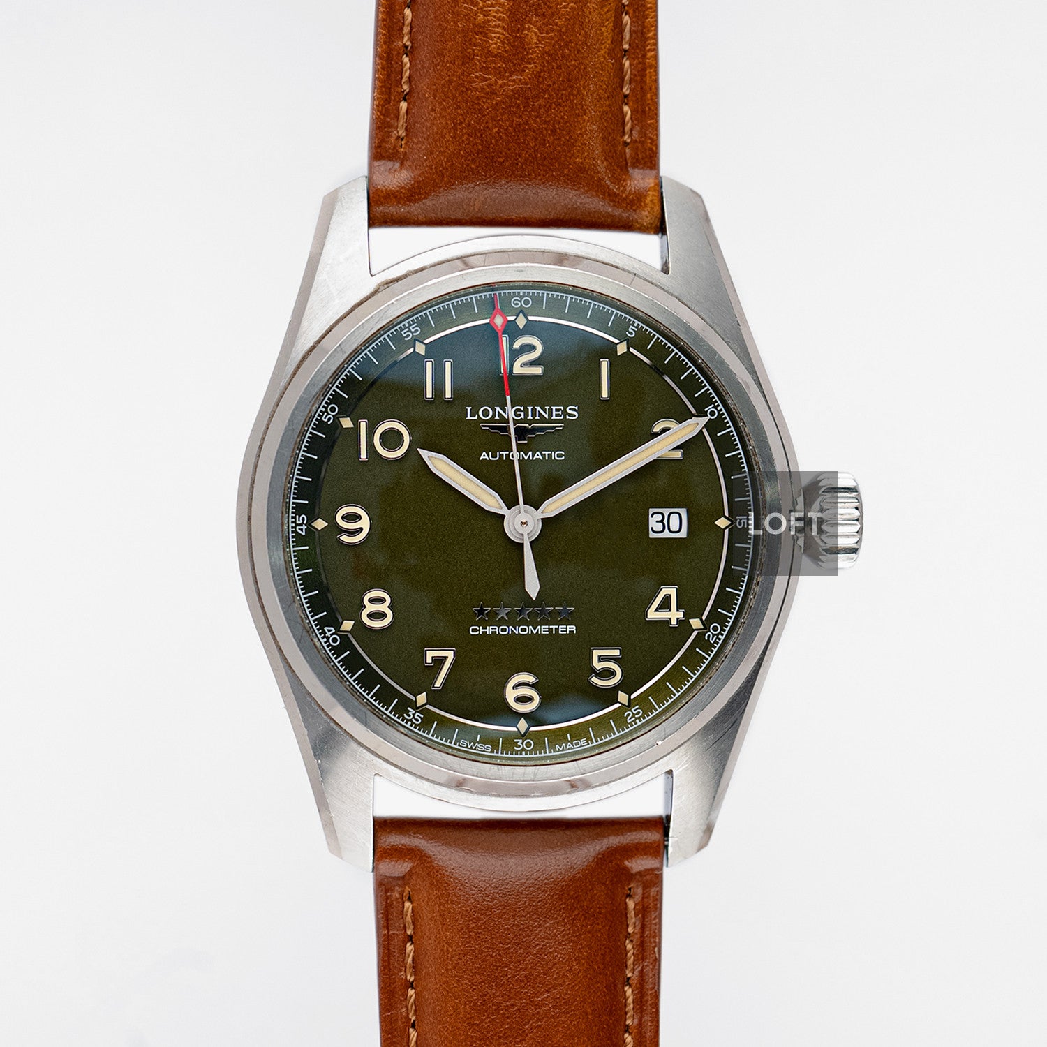 Longines Spirit Automatic Green Dial 40mm