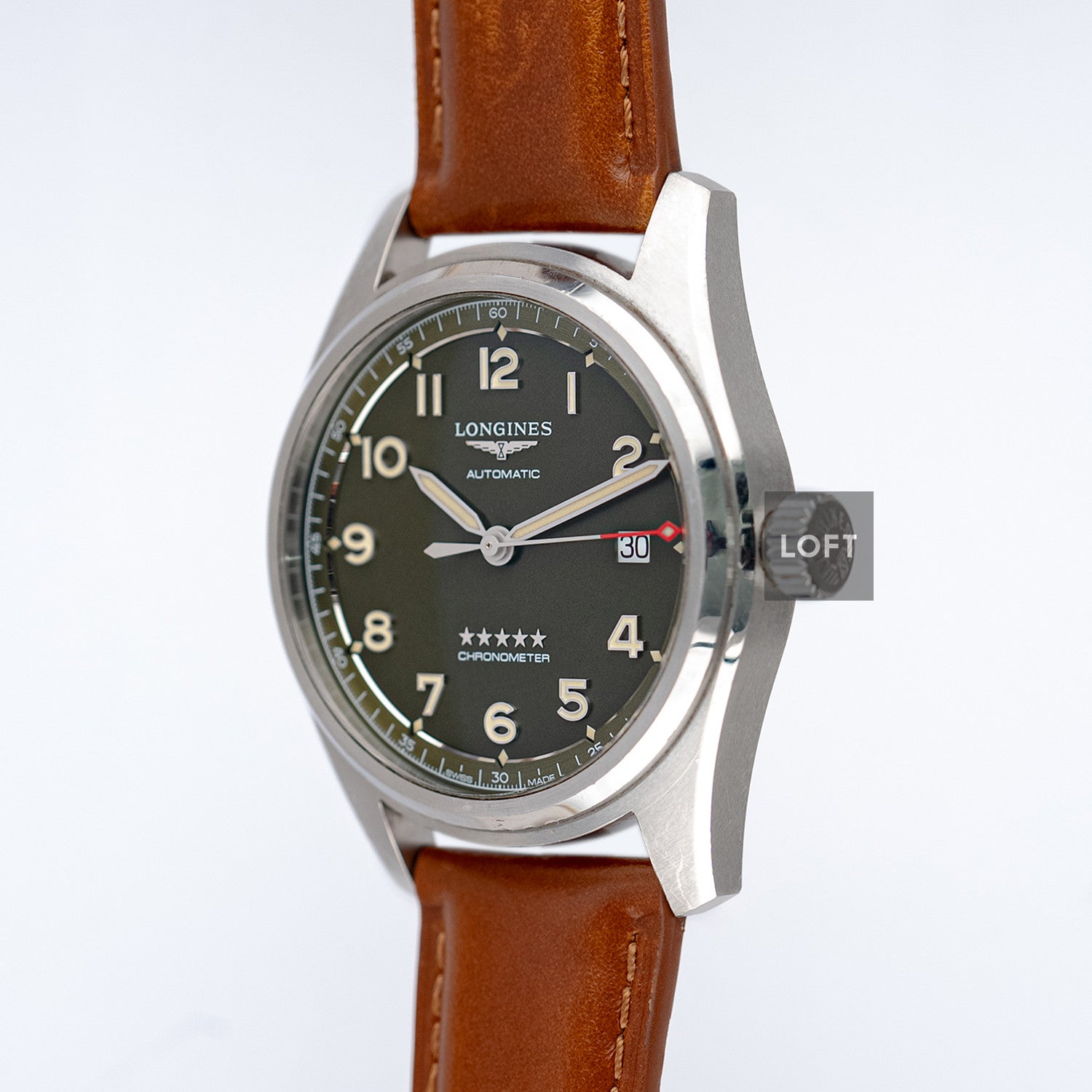 Longines Spirit Automatic Green Dial 40mm