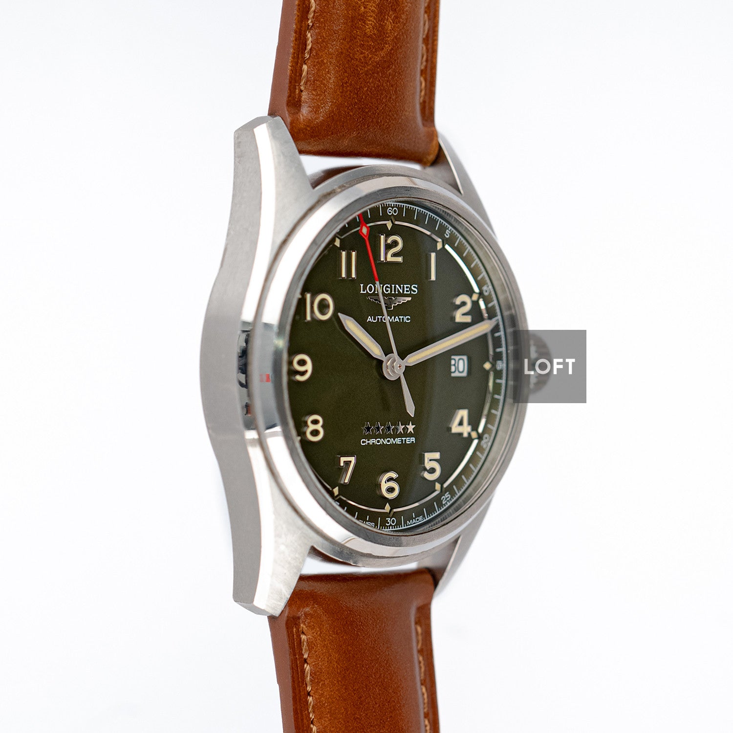 Longines Spirit Automatic Green Dial 40mm