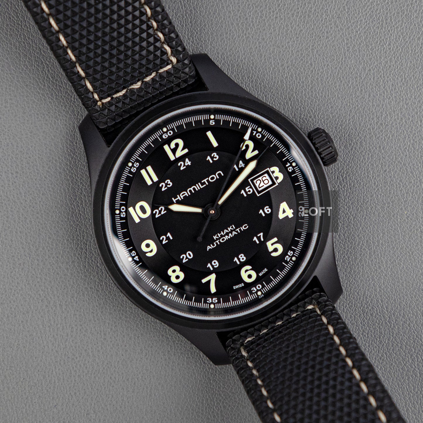 Hamilton Khaki Field Titanium Automatic Black 42mm