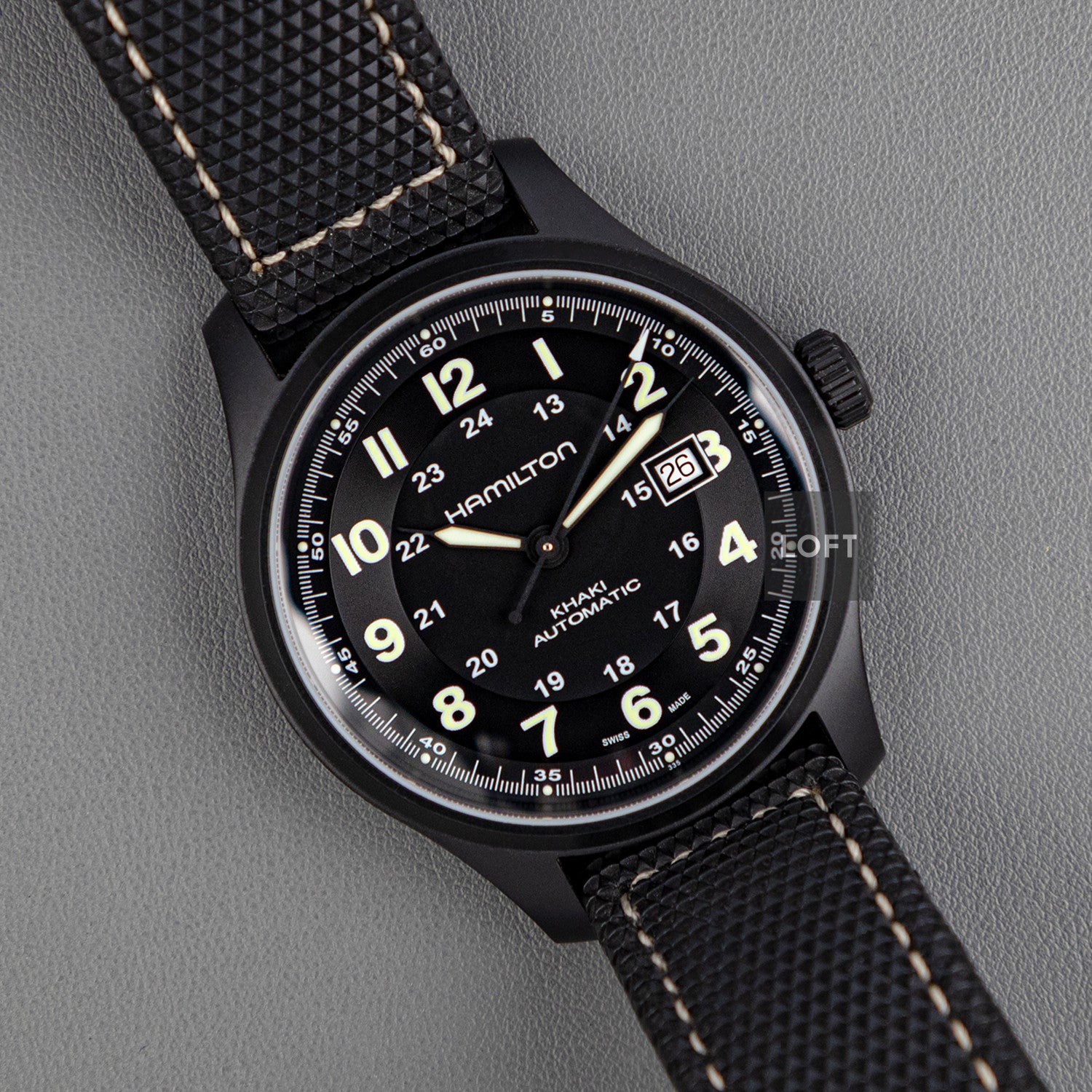 Hamilton Khaki Field Titanium Automatic Black 42mm