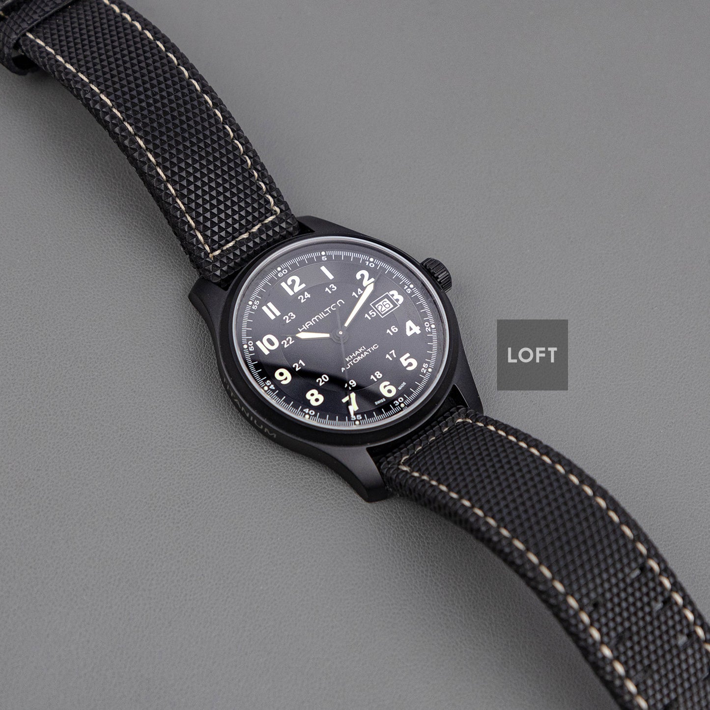 Hamilton Khaki Field Titanium Automatic Black 42mm