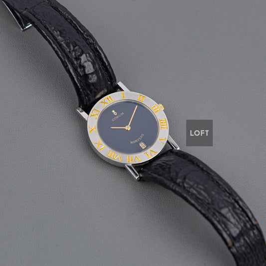 Corum Romvlvs 43.901.21 Quartz Black Dial 31.5mm