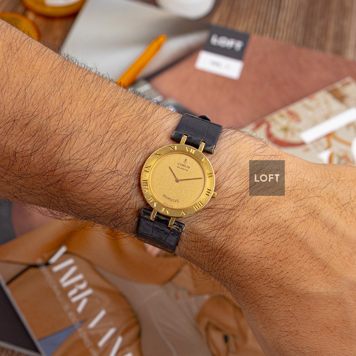 Corum Romvlvs 50.102.56 Quartz Yellow Gold 32.5mm