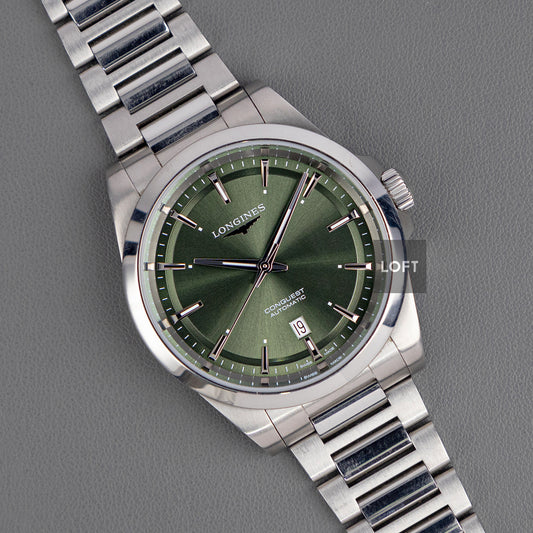 Longines Conquest Automatic Green Dial 41mm
