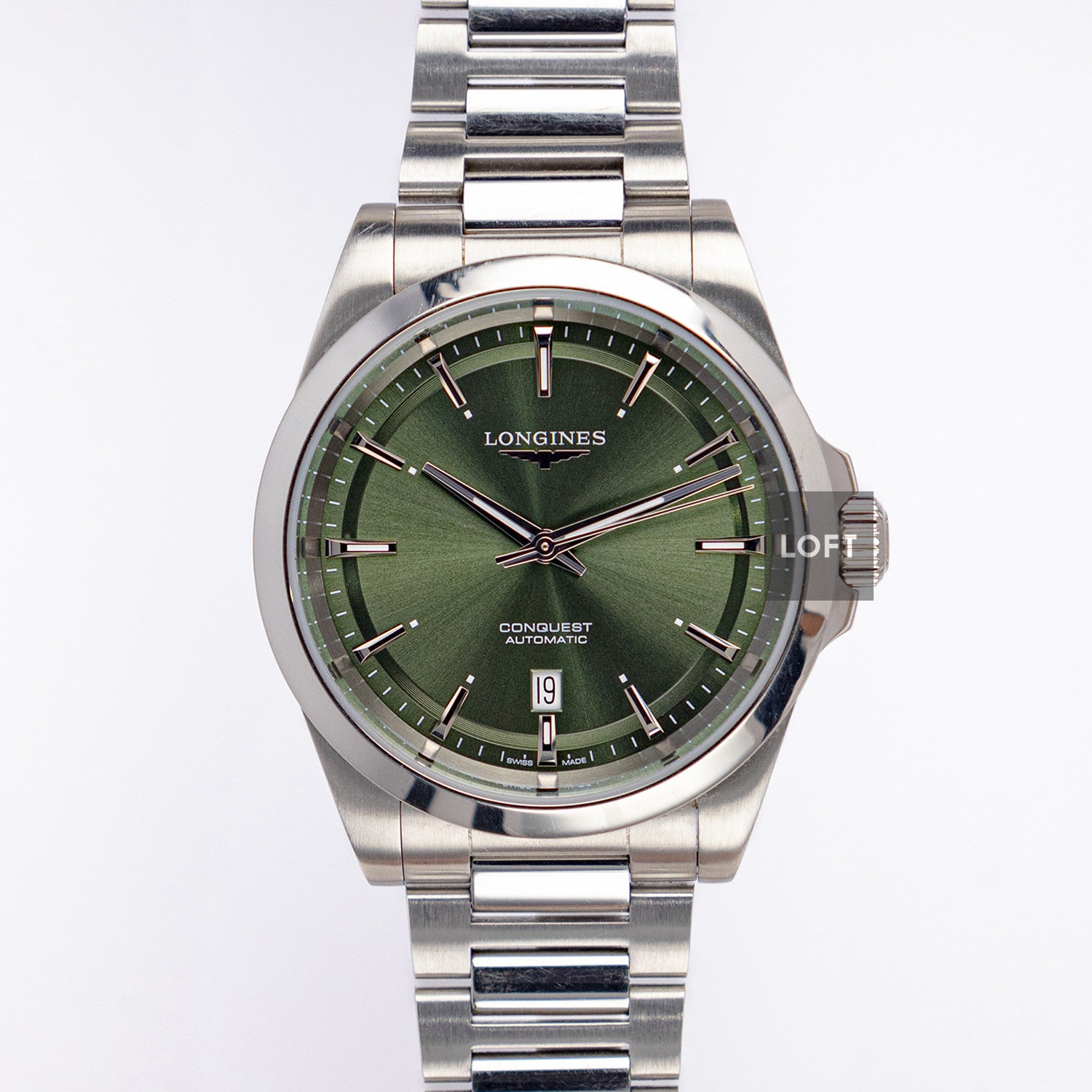 Longines Conquest Automatic Green Dial 41mm