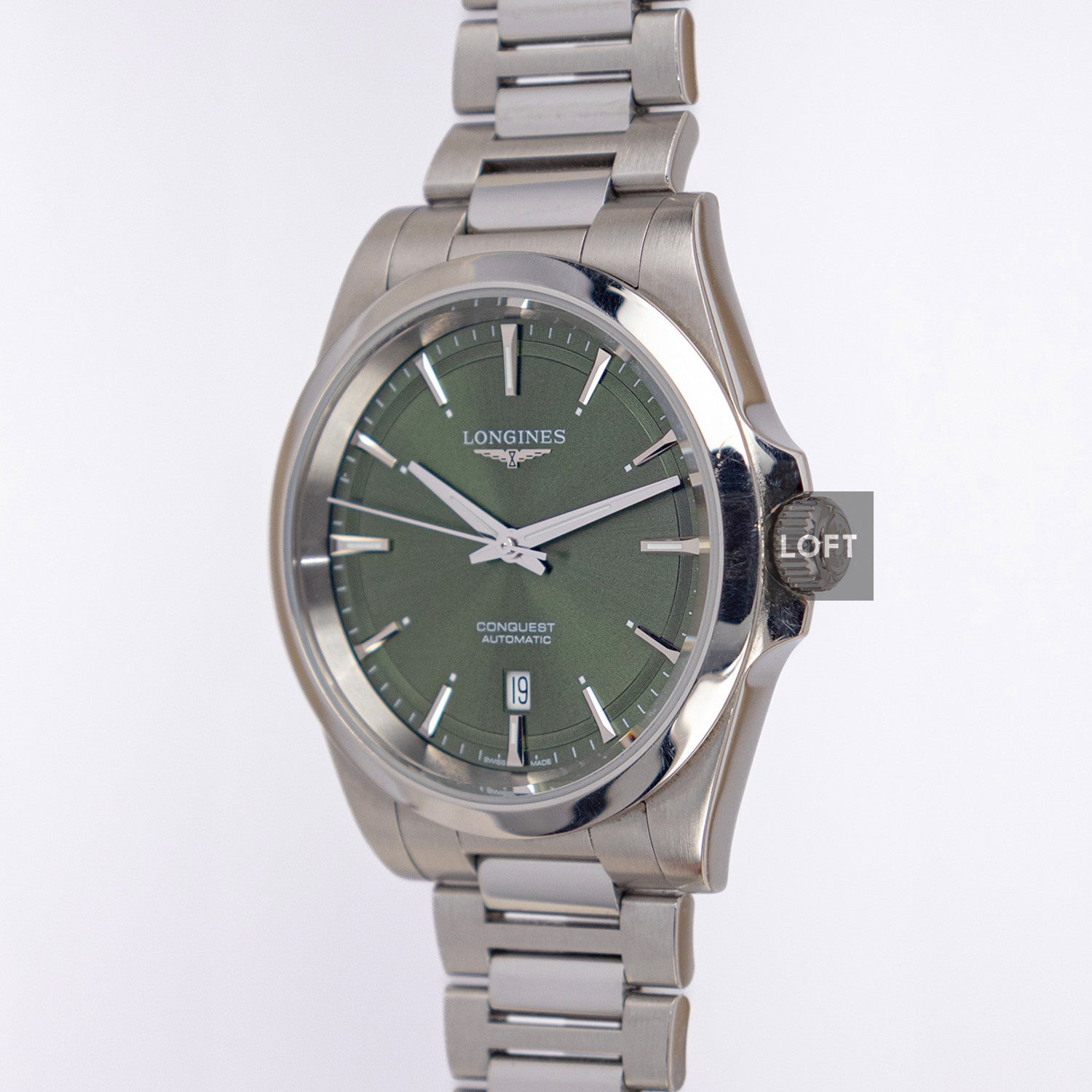 Longines Conquest Automatic Green Dial 41mm