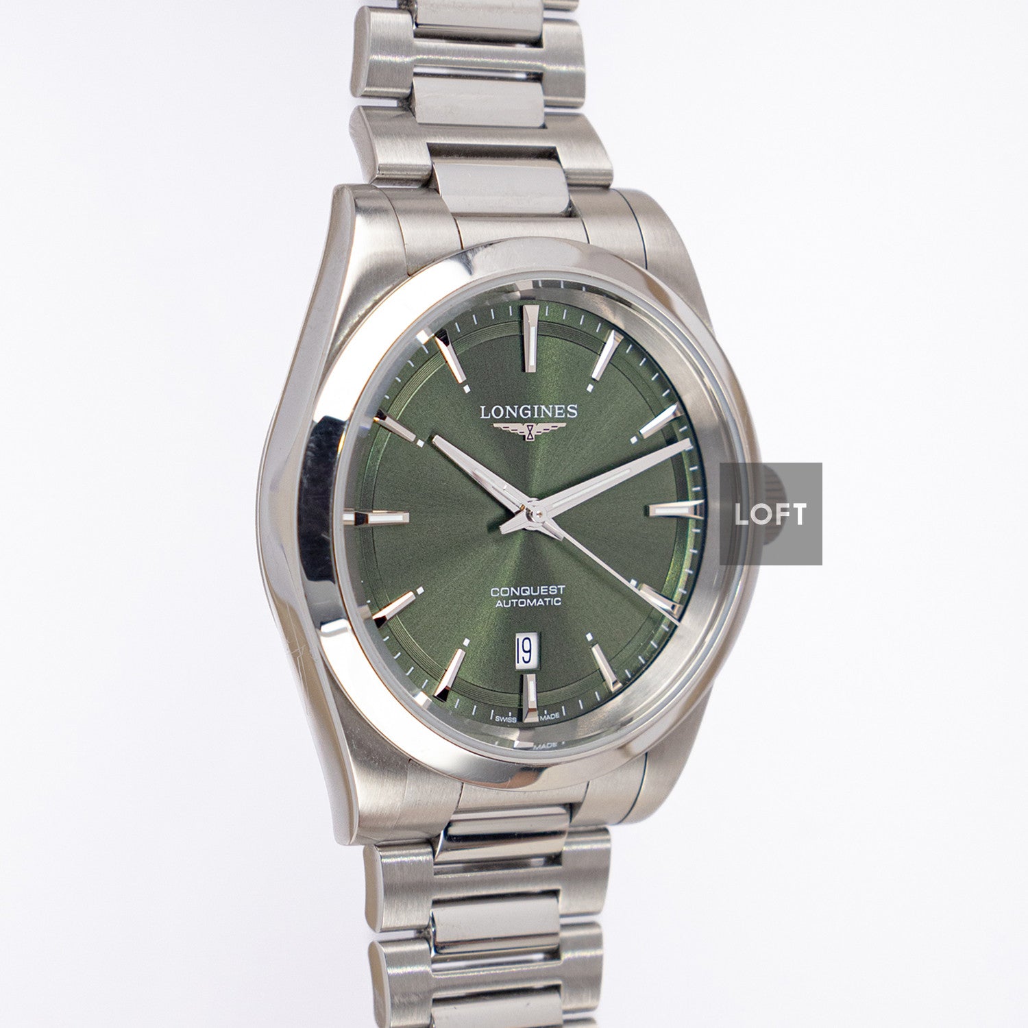 Longines Conquest Automatic Green Dial 41mm