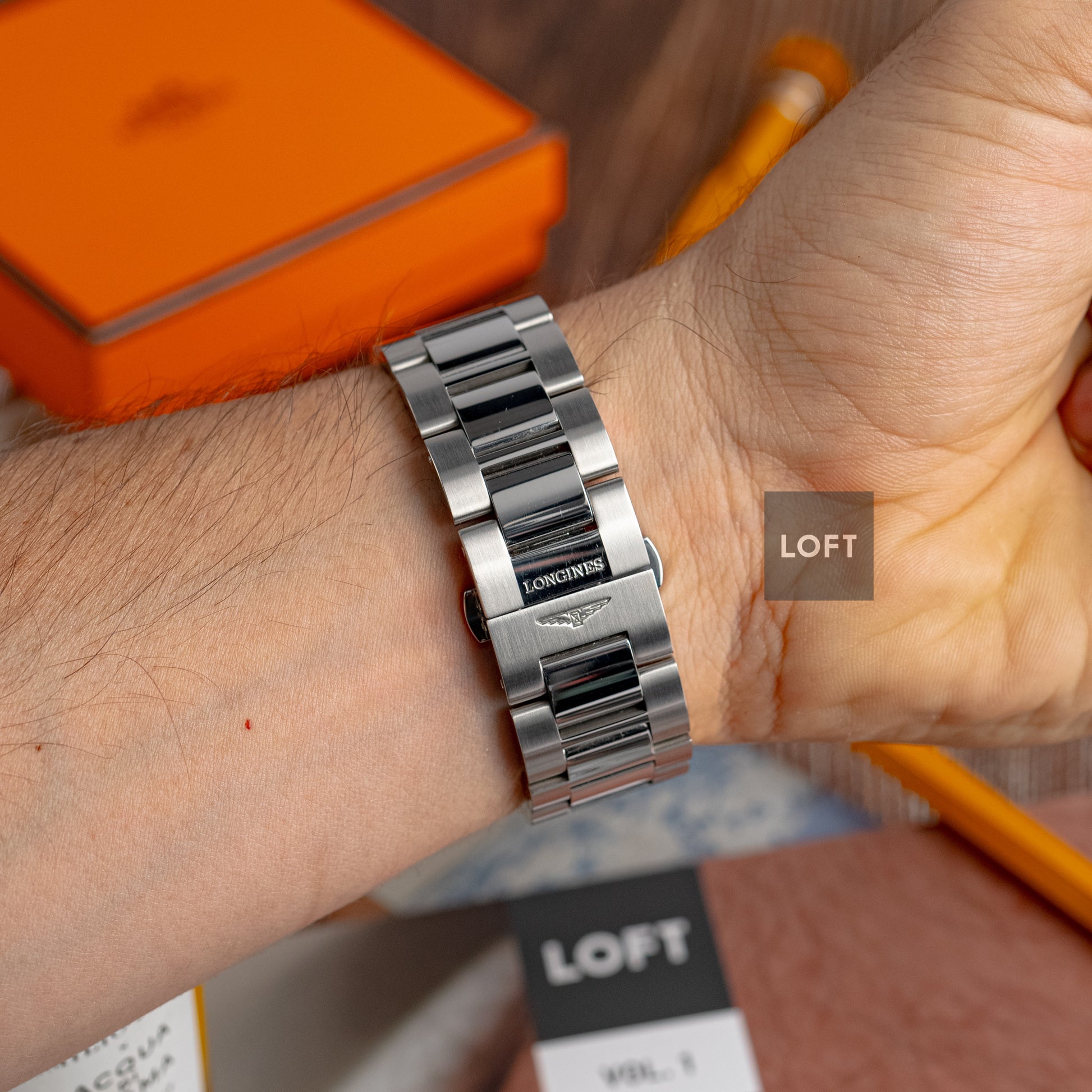 Longines Conquest Quartz Blue Sunburst Dial 41mm