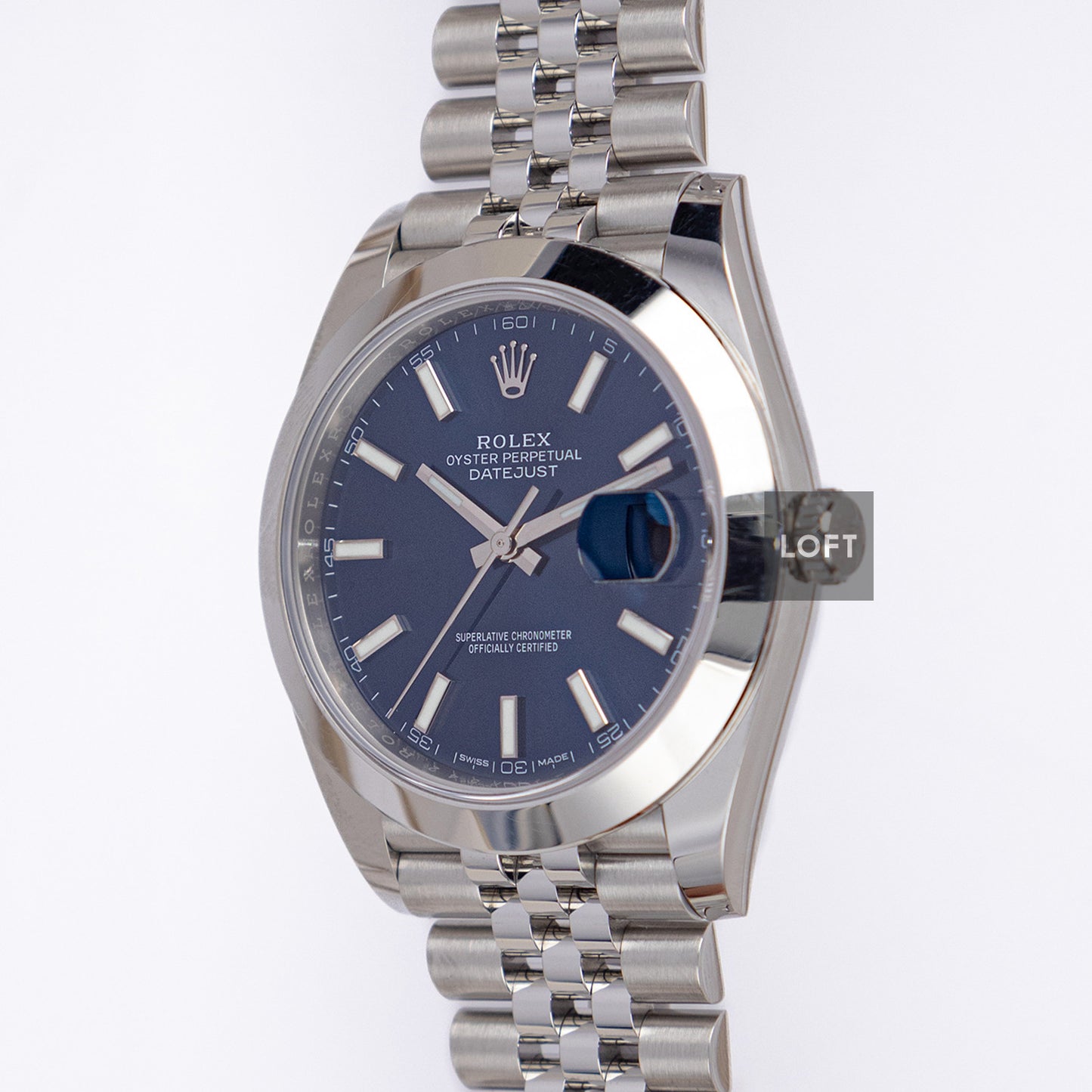 Rolex Datejust 41 Ref. 126300 Blue Dial Jubilee 41mm