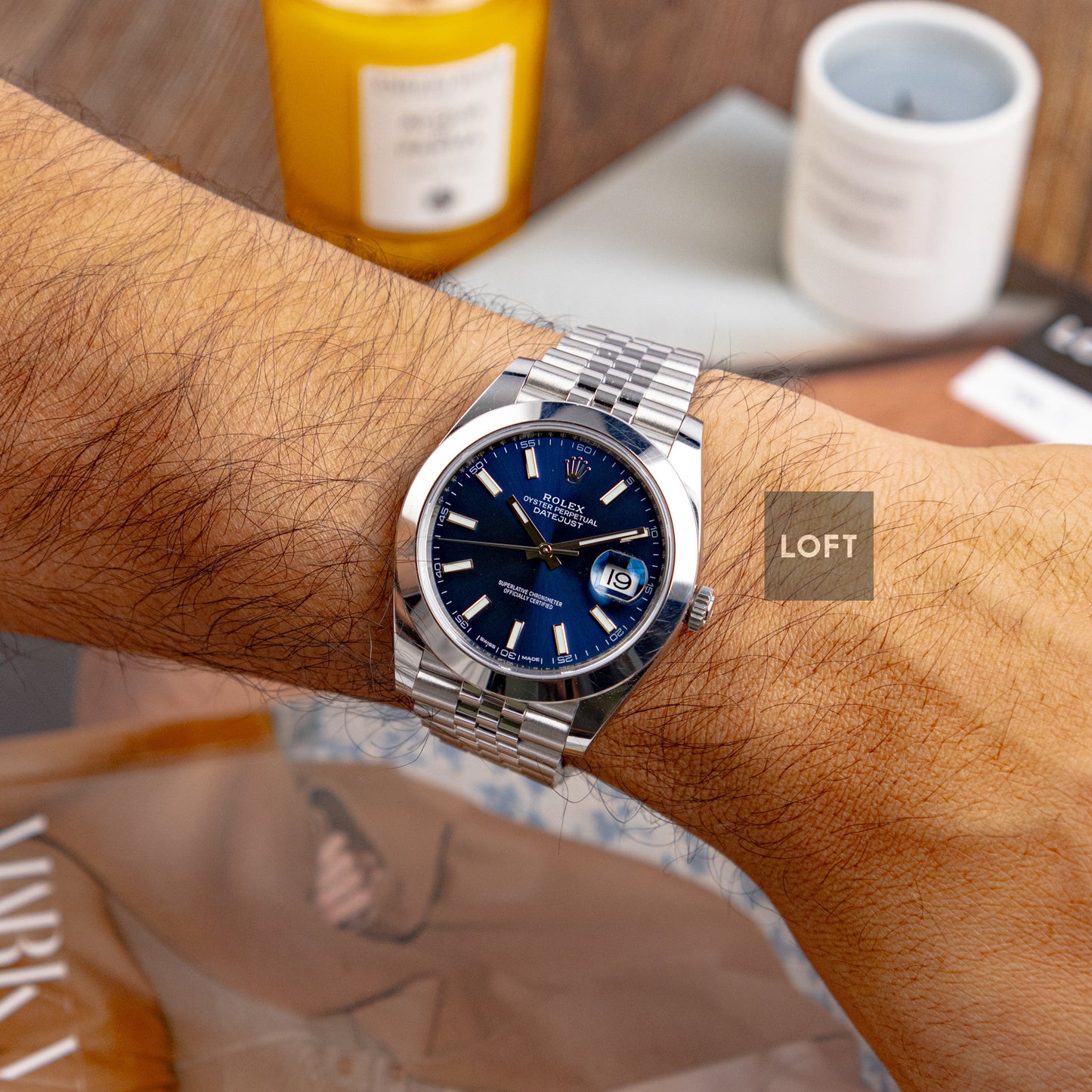 Rolex Datejust 41 Ref. 126300 Blue Dial Jubilee 41mm