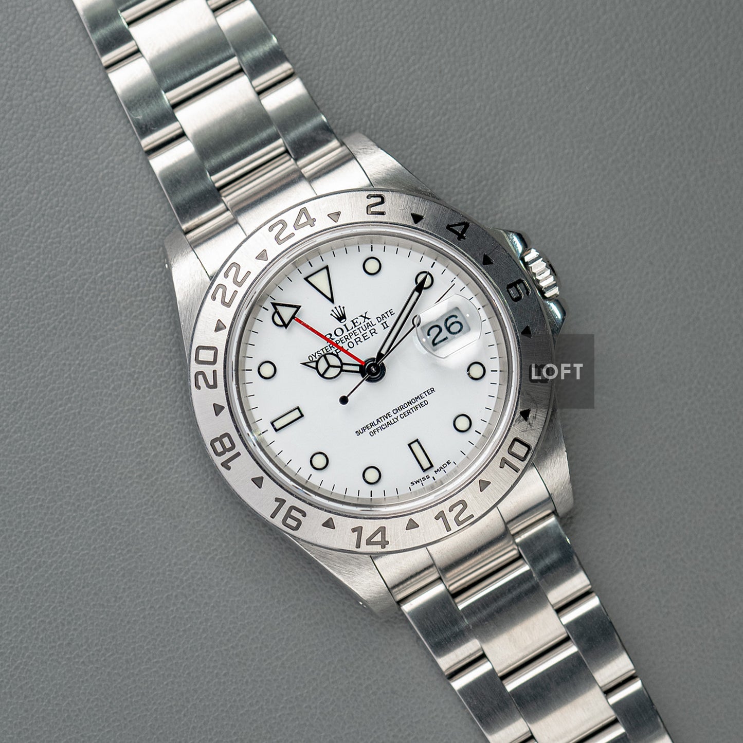 Rolex Explorer II Ref. 16570 GMT Polar Dial 40mm