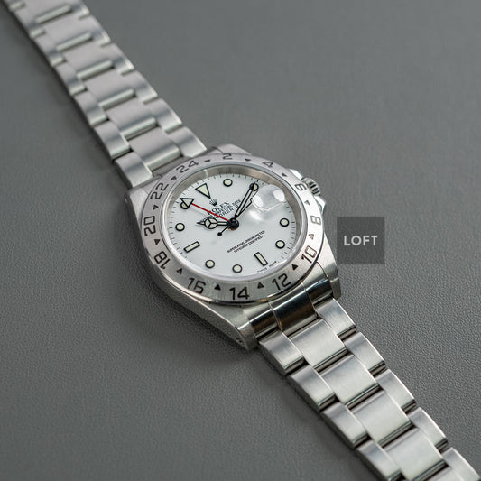Rolex Explorer II Ref. 16570 GMT Polar Dial 40mm