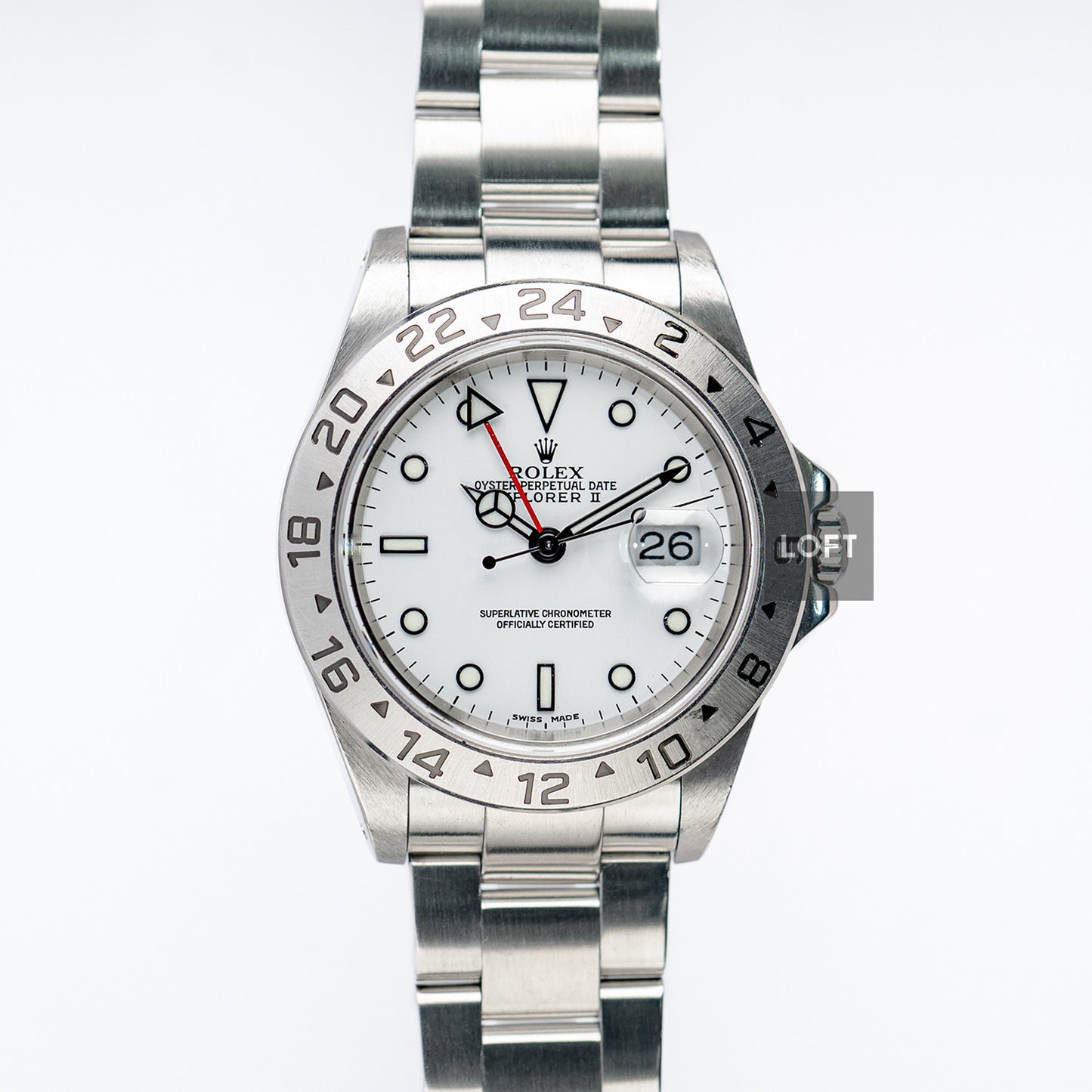 Rolex Explorer II Ref. 16570 GMT Polar Dial 40mm