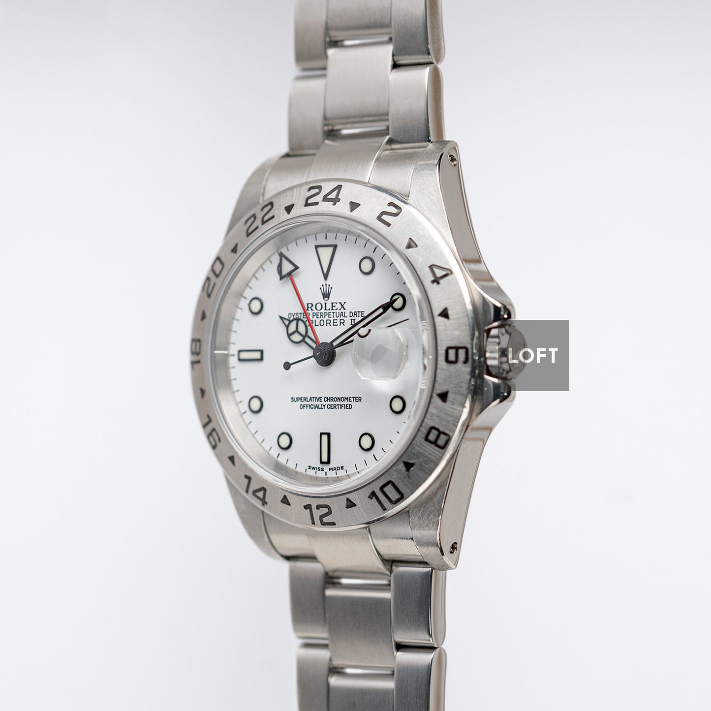 Rolex Explorer II Ref. 16570 GMT Polar Dial 40mm