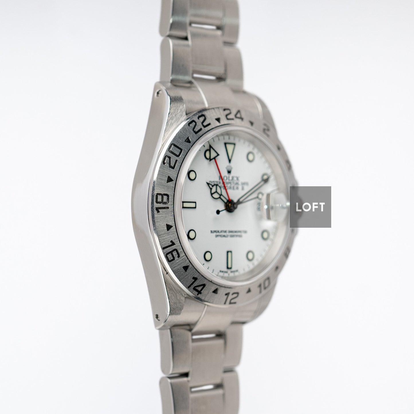 Rolex Explorer II Ref. 16570 GMT Polar Dial 40mm