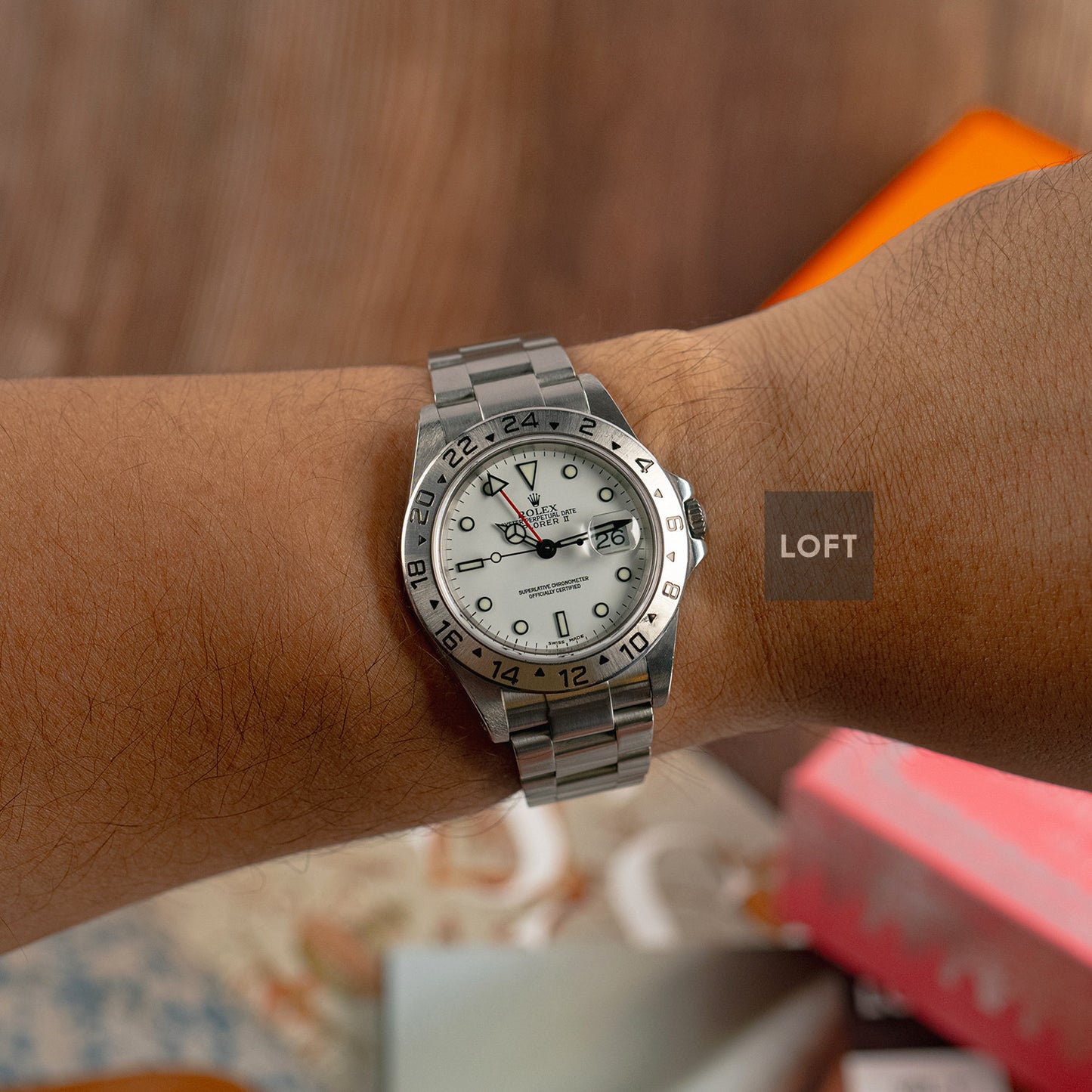 Rolex Explorer II Ref. 16570 GMT Polar Dial 40mm