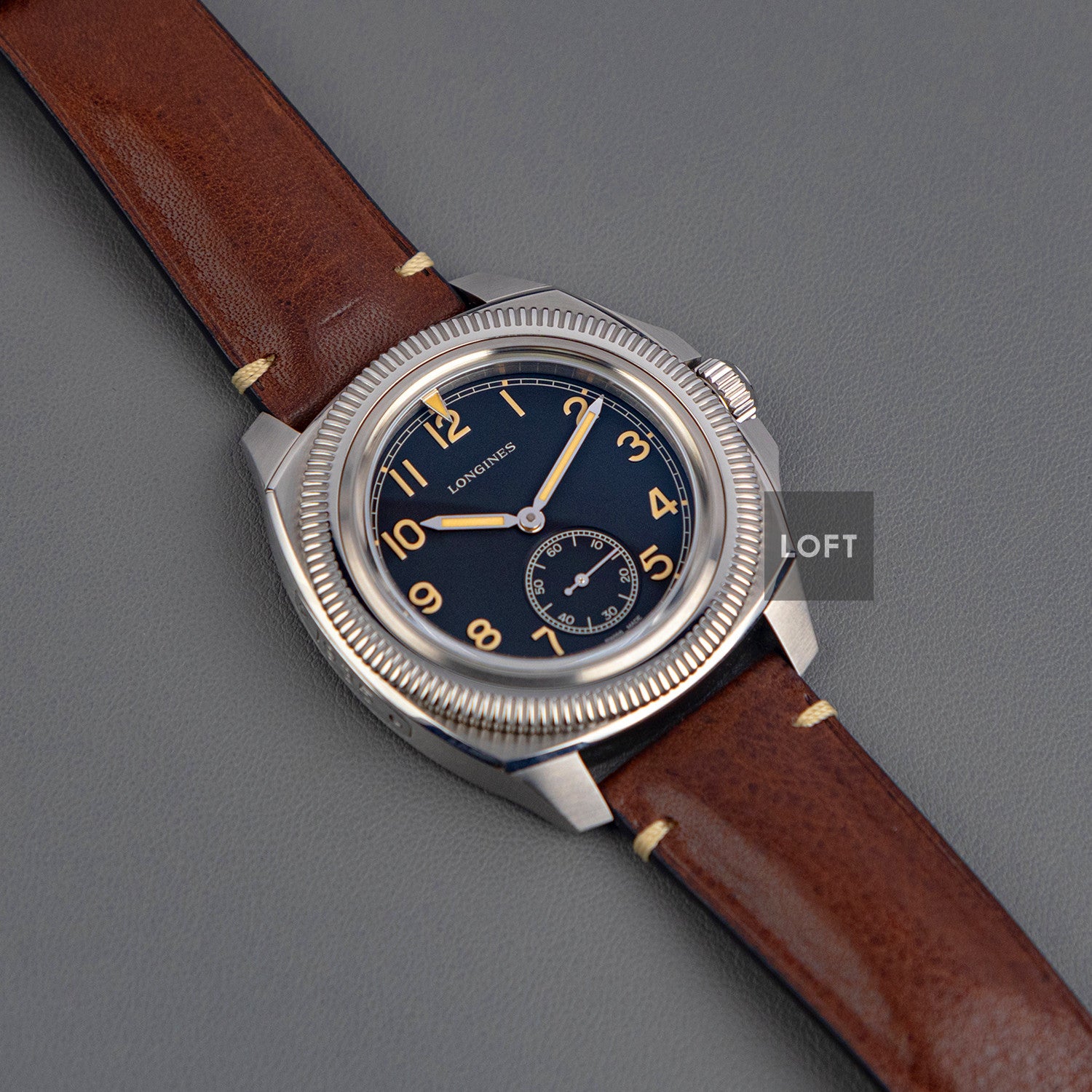 Longines Pilot Majetek Automatic Black Matte Dial 43mm