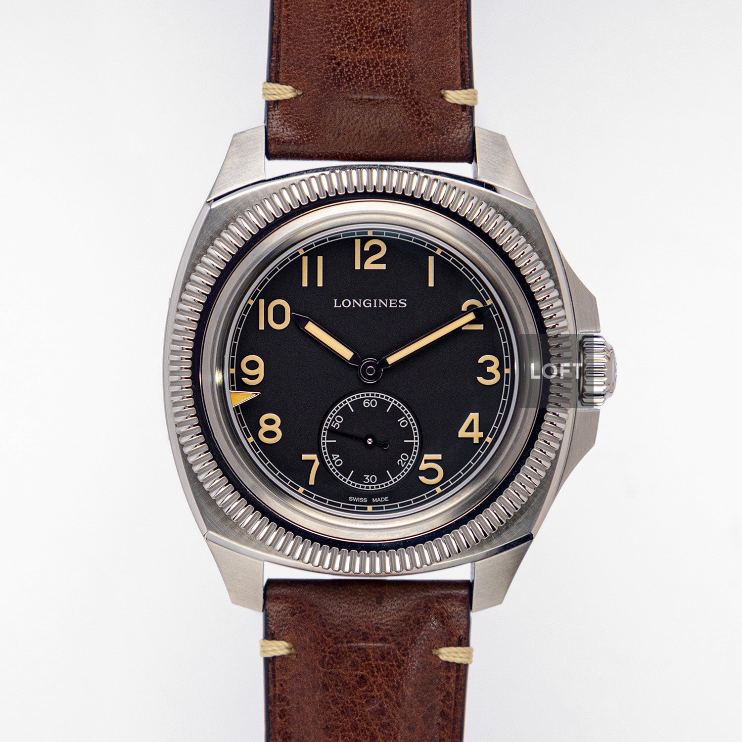 Longines Pilot Majetek Automatic Black Matte Dial 43mm