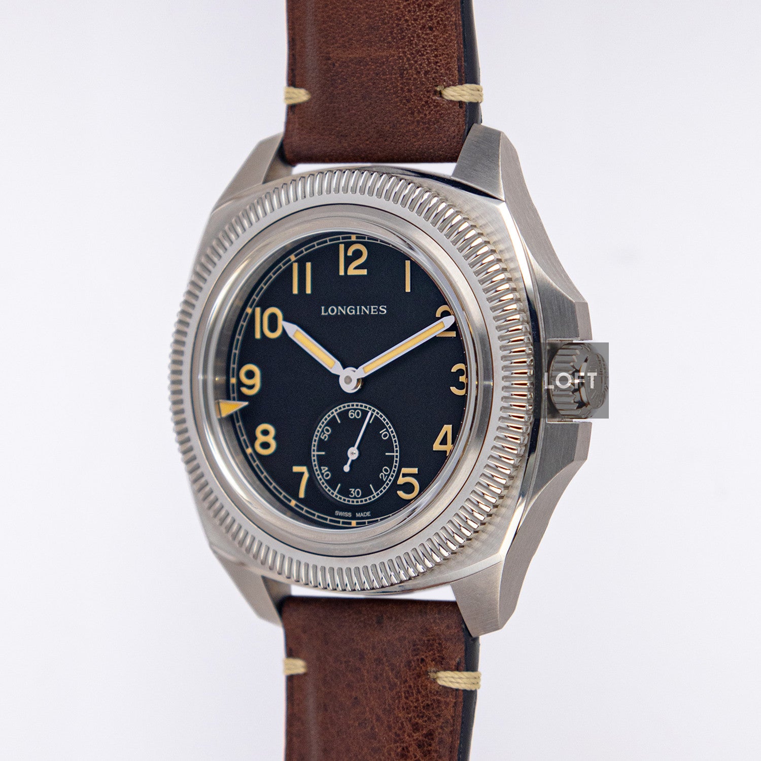 Longines Pilot Majetek Automatic Black Matte Dial 43mm