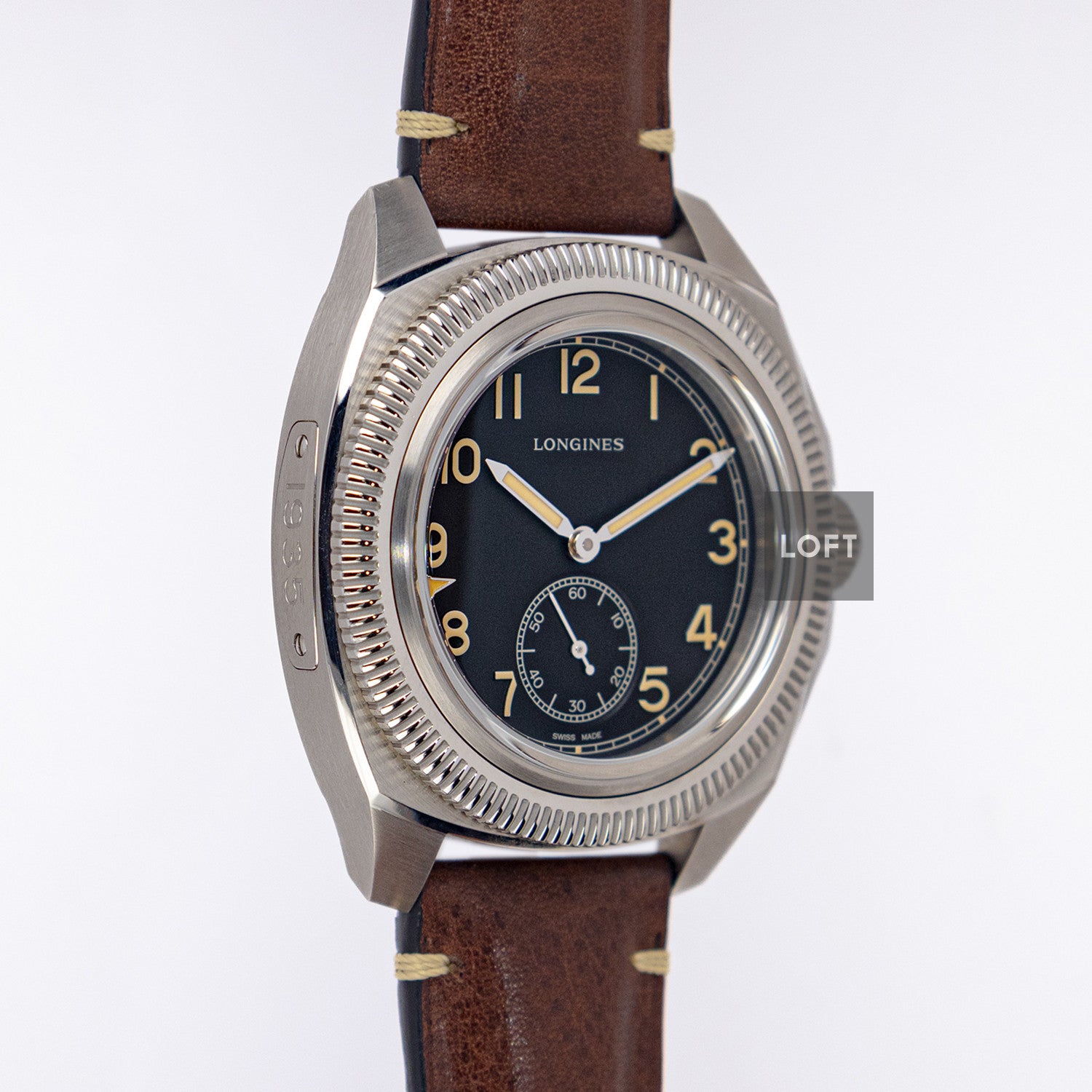 Longines Pilot Majetek Automatic Black Matte Dial 43mm