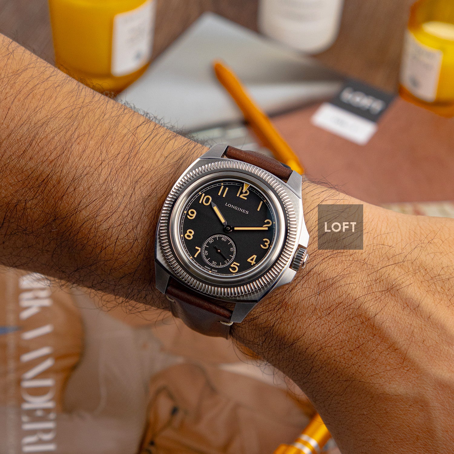 Longines Pilot Majetek Automatic Black Matte Dial 43mm