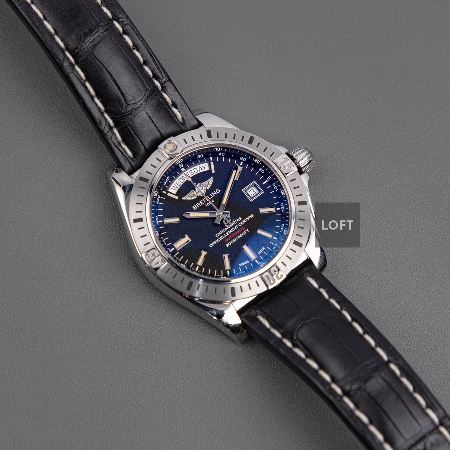 Breitling Galactic Chronometer Black Dial 44mm
