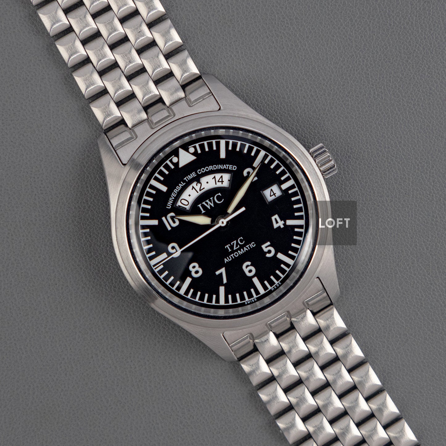 IWC Pilot's Watch Spitfire UTC Black Dial 39mm
