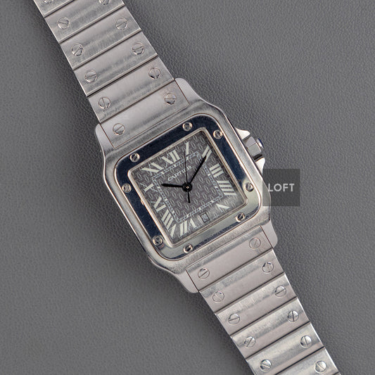 Cartier Santos Galbée Quartz Date Logo Dial 29mm
