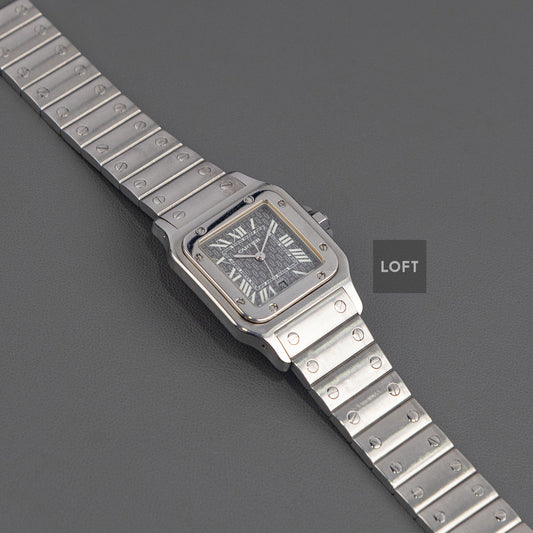 Cartier Santos Galbée Quartz Date Logo Dial 29mm