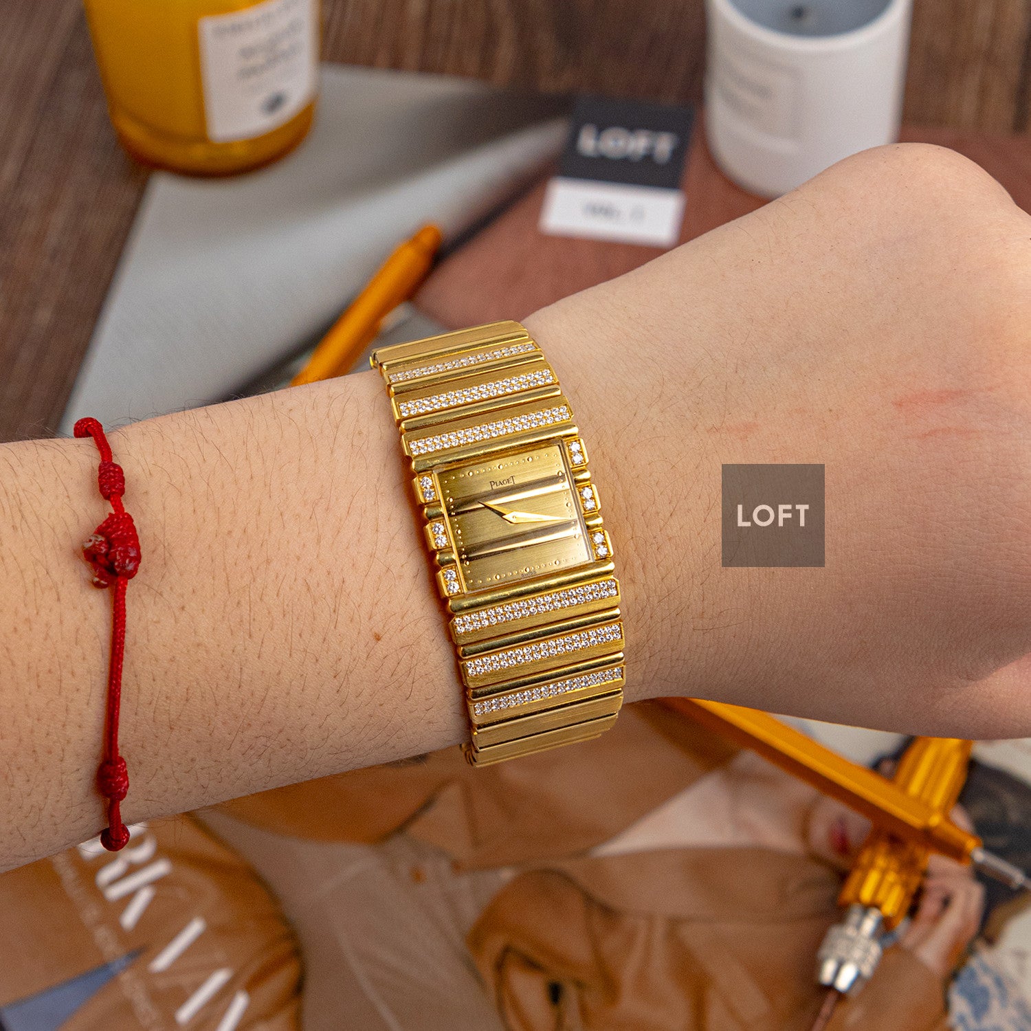 Piaget Polo 7131 Quartz Yellow Gold Diamonds 25mm