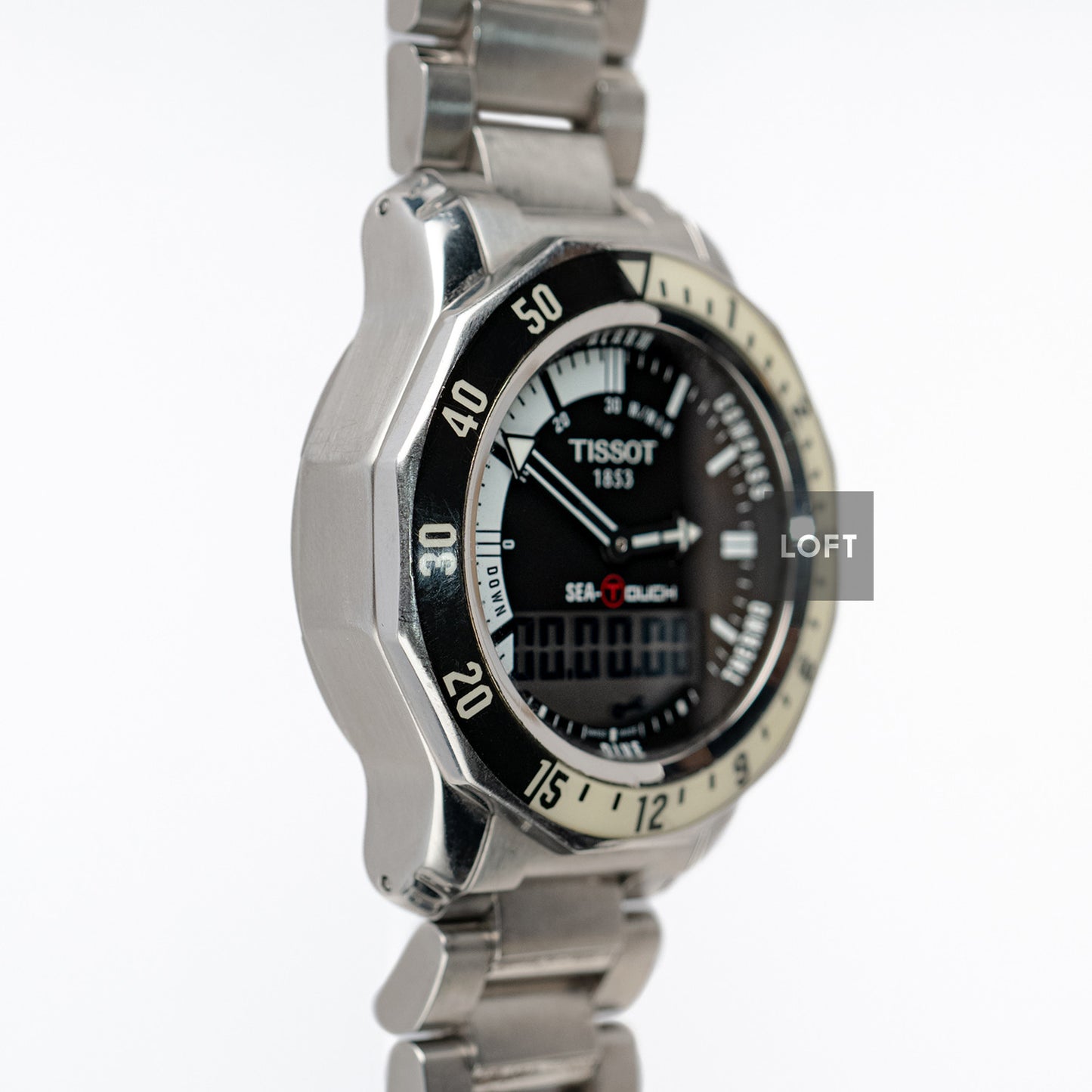 Tissot Sea-Touch Meters Black Ana-Digi 44.4mm